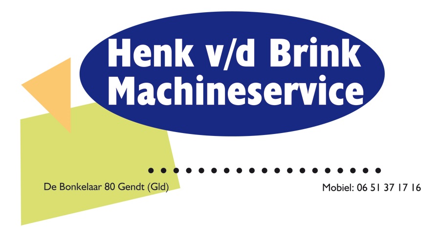 Henk van den Brink Machineservice